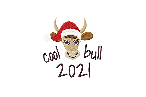 Christmas Cool Bull: A Seller's Review for Etsy Embroidery