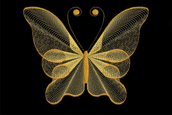 Delicate Butterfly: A Machine Embroidery Designer’s Review for Gift Shops