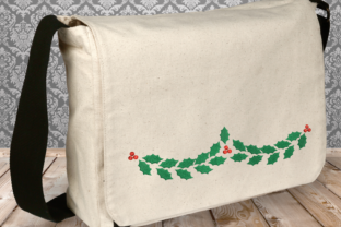 Holly Garland Embroidery Design Review for Gift Shops
