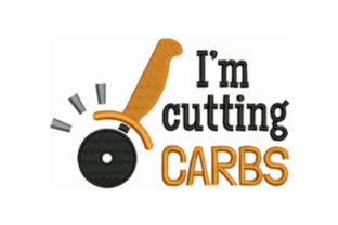 I'm Cutting Carbs: A Fun Embroidery Design Review