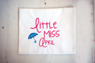 Little Miss April Umbrella Applique: A Designer's Review